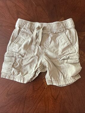 Kids Cargo Shorts - Cream Toddler Bottoms